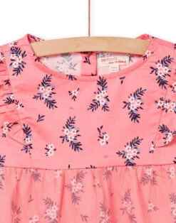 Child Girl Coral Blouse -KIDS Negozio 22S90121CHE 404 3