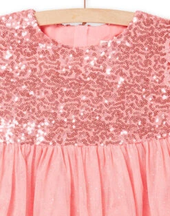 Coral DRESS -KIDS Negozio 22S90121ROB 404 3