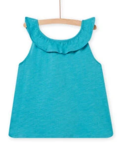 Child Girl Celadon Blue Tank Top