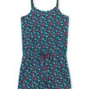Child Girl's Blue Duck Floral Print Jumpsuit -KIDS Negozio 22S901K3CBL 714 1