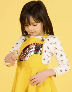 Yellow DRESS -KIDS Negozio 22S901P1ROB B118 3