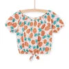Child Girl's Short-sleeved T-shirt With Pineapple And Polka Dot Print -KIDS Negozio 22S901V4TMC 001 1