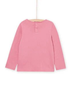 Pink Long Sleeve T-shirt -KIDS Negozio 22W901B3TML D318 5