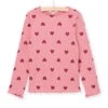 Pink Long Sleeve T-shirt In RIB -KIDS Negozio 22W901B4TML D318 1