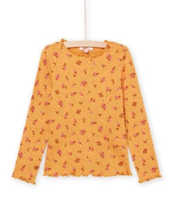 Yellow RIB Long Sleeve T-shirt