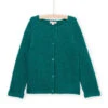 Dark Turquoise Cardigan -KIDS Negozio 22W901D3CAR C217 1