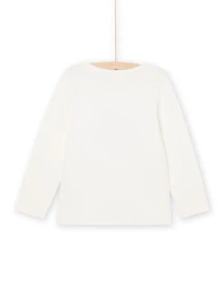 White Long Sleeve Tiger T-shirt -KIDS Negozio 22W901D4TML 070 3