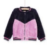 Navy And Purple Sherpa Teddy -KIDS Negozio 22W901D5CAR 070 1