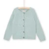 Blue Chenille Cardigan -KIDS Negozio 22W901D7CAR 626 1