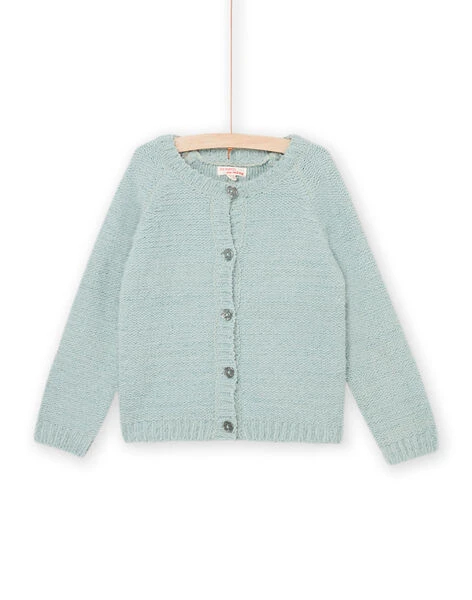 Blue Chenille Cardigan -KIDS Negozio 22W901D7CAR 626 1
