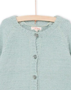 Blue Chenille Cardigan -KIDS Negozio 22W901D7CAR 626 2