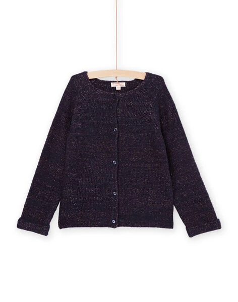 Navy Blue Cardigan -KIDS Negozio 22W901DACAR 070 1