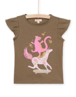 Short Sleeve Ruffled T-shirt