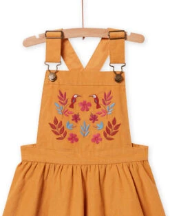 Ruffled Overalls Dress -KIDS Negozio 22W901N2ROB B107 4