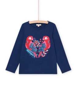Long Sleeve T-shirt With Parrot Animation -KIDS Negozio 22W901O2TML C220 3