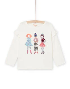 Girl's Pattern T-shirt -KIDS Negozio 22W901O3TML 001 13