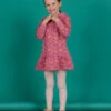 Hooded Fleece Dress With Floral Print -KIDS Negozio 22W901P3ROB D318 1