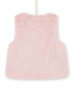 Sleeveless Faux Fur Vest -KIDS Negozio 22W901Q1CAR 303 3