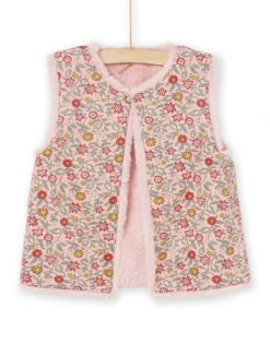 Sleeveless Faux Fur Vest -KIDS Negozio 22W901Q1CAR 303 4