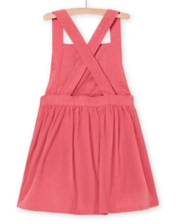 Embroidered Ruffled Velvet Dress -KIDS Negozio 22W901Q2ROB D305 5