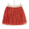 Polka Dot Print Tulle Skirt -KIDS Negozio 22W901S1JUP 410 1