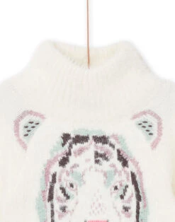 Sweater With Tiger Jacquard Pattern -KIDS Negozio 22W901T1PUL 003 3