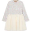 Long Sleeve Tulle Dress -KIDS Negozio 22W901T2ROB 320 1