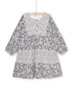 Floral Print Long Sleeve Dress