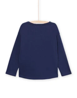 Long Sleeve T-shirt With Fox And Zebra Animation. -KIDS Negozio 22W901U3TML 713 3