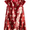 Reversible Sequin Dress -KIDS Negozio 22W901V3ROB F529 1