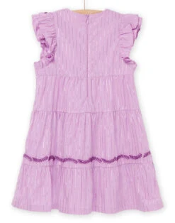 Lurex Floral And Stripe Animation Dress -KIDS Negozio 23S90123ROB 326 13