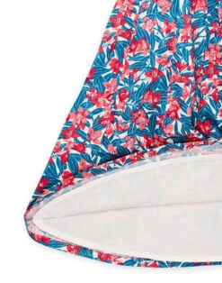 Blue And Pink Floral Print Maxi Dress -KIDS Negozio 23S90133ROB 001 13