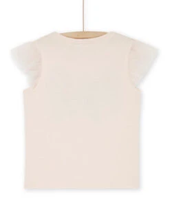 Soft Pink T-shirt With Embroidered Butterfly -KIDS Negozio 23S90141TMC 307 13