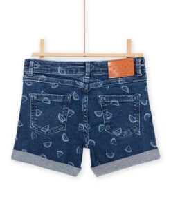 Watermelon Print Denim Shorts -KIDS Negozio 23S90171SHO P271 13
