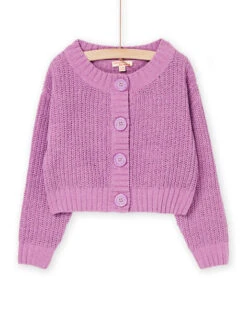 Lavender Long Sleeve Cardigan