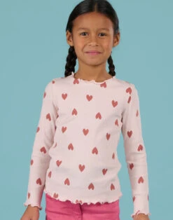 T-shirt With Hearts Print