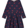 Heart Print Dress -KIDS Negozio 23S90182ROB 070 11