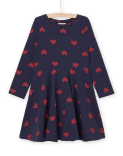 Heart Print Dress