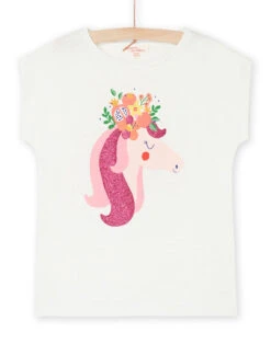 Turquoise T-shirt With Unicorn Print