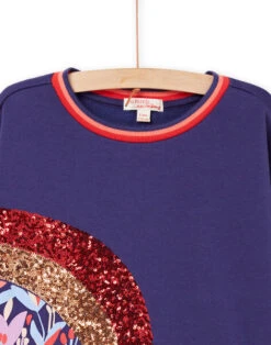 Sequined Rainbow Sweater Dress -KIDS Negozio 23S901L2ROB 703 12