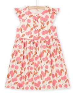Cherry Print Twill Dress -KIDS Negozio 23S901M2ROB 003 11