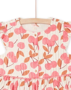 Cherry Print Twill Dress -KIDS Negozio 23S901M2ROB 003 12