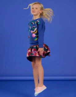 Multicolored Reversible Skirt -KIDS Negozio 23S901N1JUP 070 3