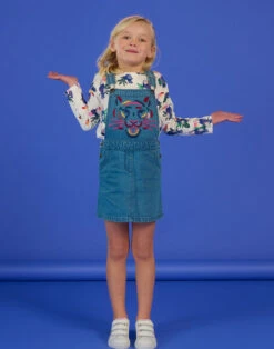 Blue Dungarees Dress