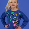 Blue Long Sleeve Sweatshirt -KIDS Negozio 23S901N1SWE C231 1
