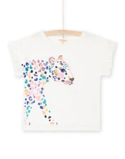 T-shirt With Panther Print -KIDS Negozio 23S901N1TMC 001 11