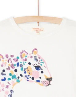 T-shirt With Panther Print -KIDS Negozio 23S901N1TMC 001 12