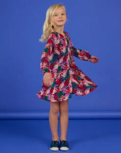 Tropical Print Dress