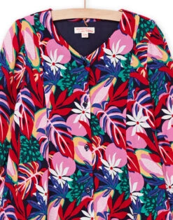 Tropical Print Dress -KIDS Negozio 23S901N2ROB 070 12