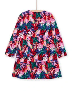 Tropical Print Dress -KIDS Negozio 23S901N2ROB 070 14